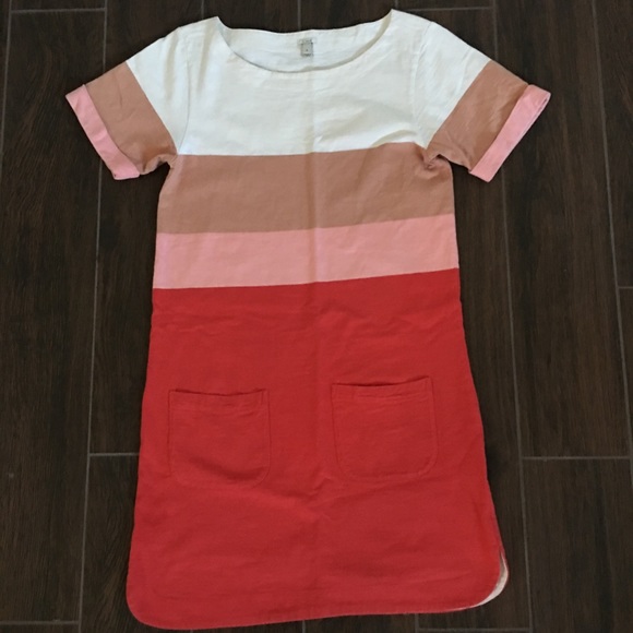 J. Crew colorblock shift dress size small - Picture 2 of 5